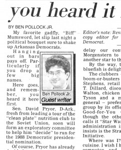 Clip of my 4/13/1987 column Clip of my 4/13/1987 column