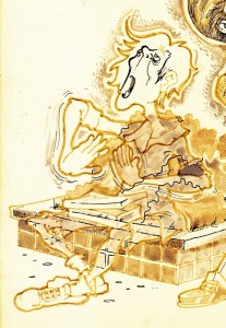 Vic Harville illustration, detail, 9-21-88 Vic Harville illustration, detail, 9-21-88